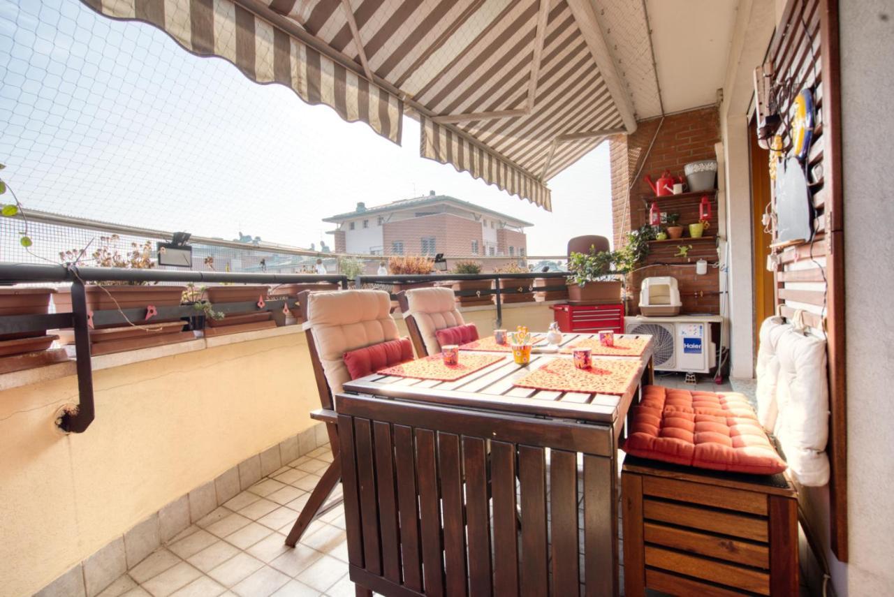 Caseospitali - Casa Di Bibi, Colorato Ed Elegante Bilocale Vicino Al Naviglio Martesana Per 4 Vimodrone Kültér fotó